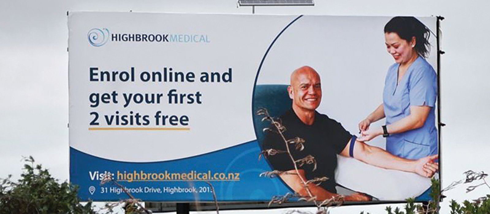 Billboard ads may be pushing it Bid for new patients takes